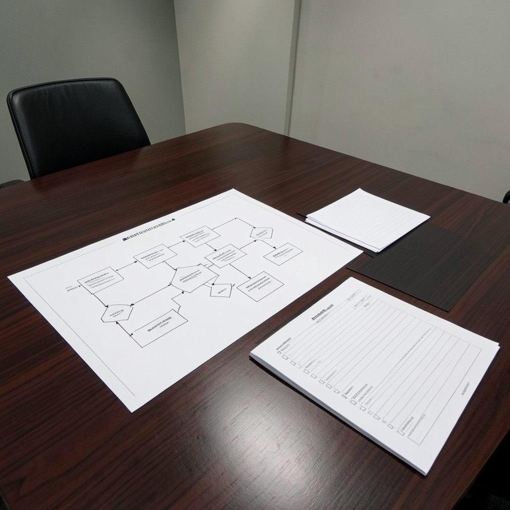 Formulare und Ablaufdiagramm eines Anfrageprozesses